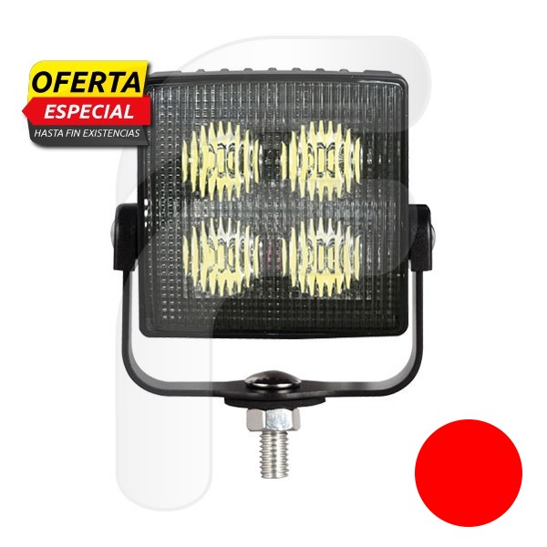 LUZ ESTROBOSCÓPICA LED 9/30V 4LEDX3W ROJO FA410016R